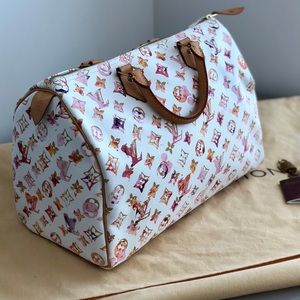 100% Authentic Louis Vuitton Watercolor Speedy 35